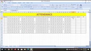 STAFF ATTENDANCE SHEET