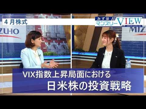 【VIX指数上昇局面における日米株の投資戦略】みずほマンスリーＶＩＥＷ　4月　＜株式＞