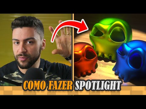 Como fazer SPOTLIGHT com Cinema 4D e Octane Render | Tutorial Cinema 4D
