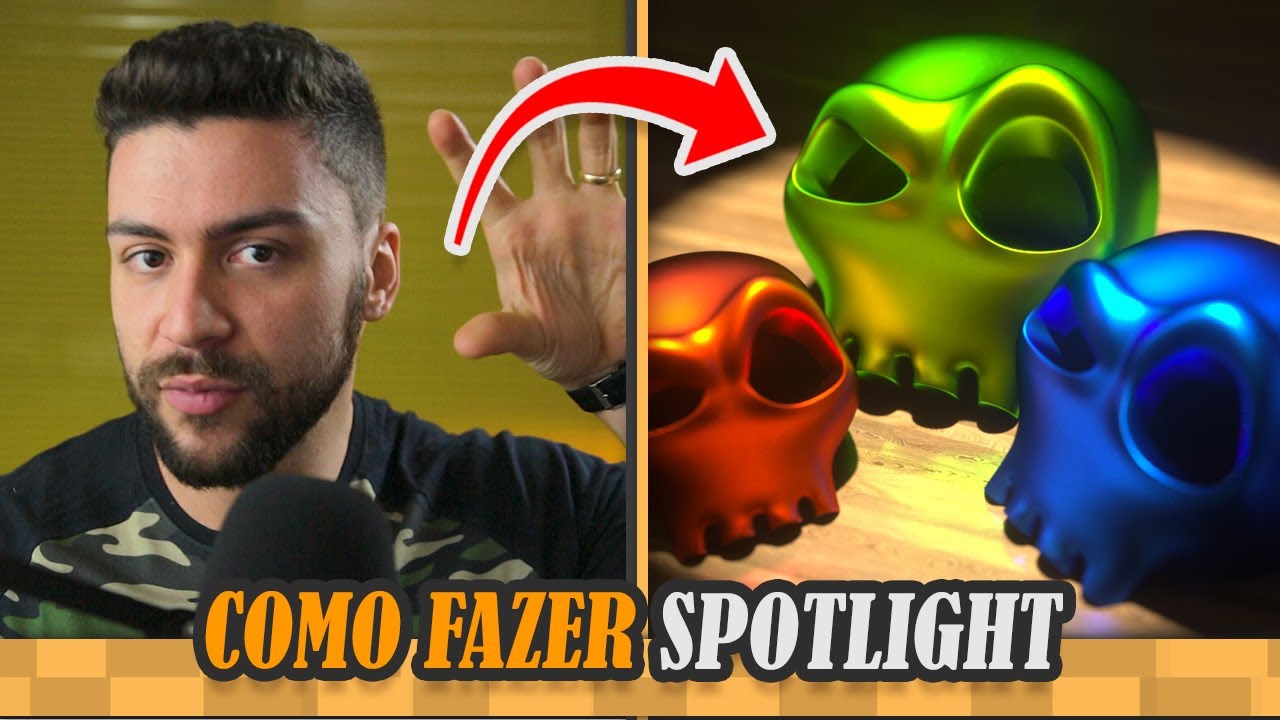 Como fazer SPOTLIGHT com Cinema 4D e Octane Render | Tutorial Cinema 4D ...