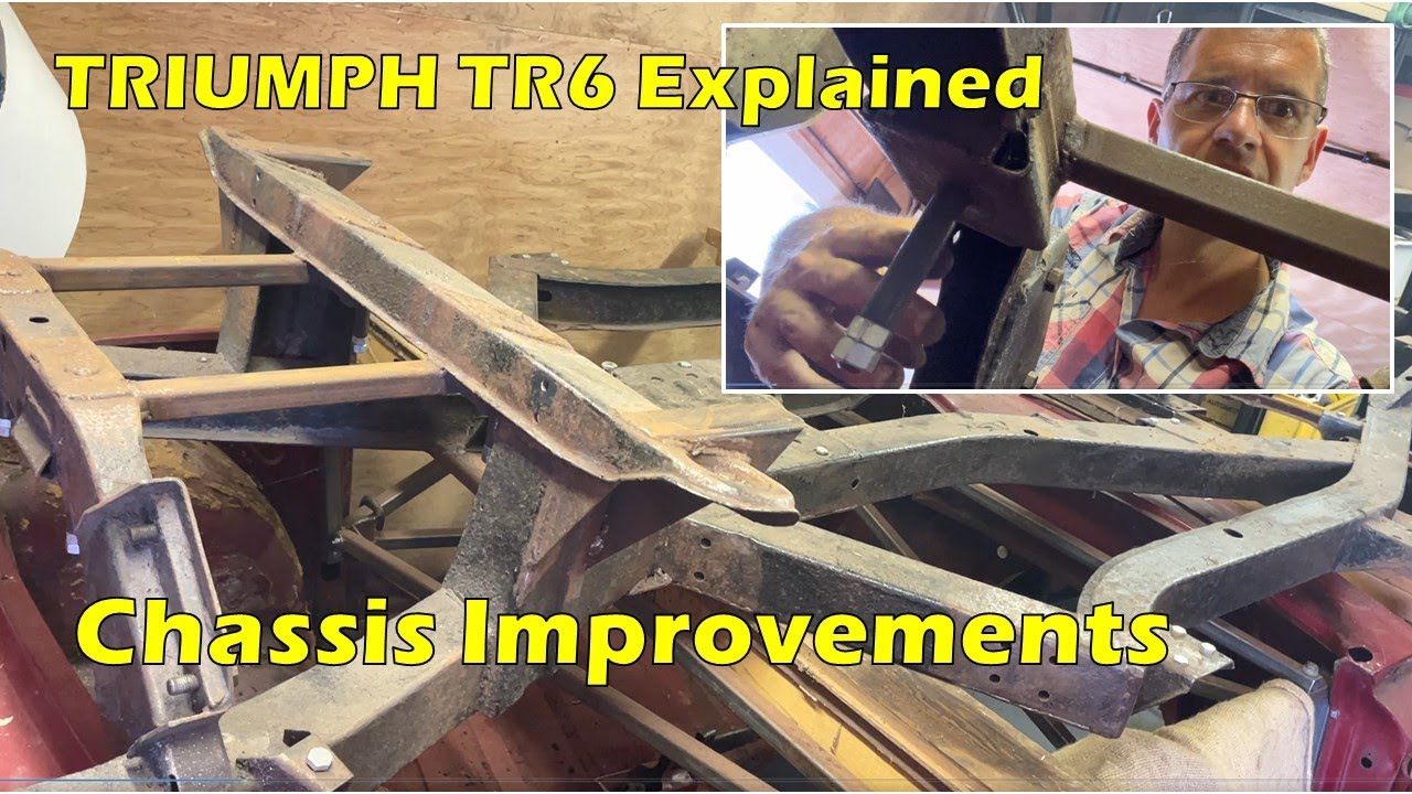 Triumph TR6 Chassis & steering Improvements + Emergency hood release