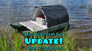 Update on my solar powered mini platform boat! by Adrian Woodworm 3,074 views 8 months ago 8 minutes, 12 seconds