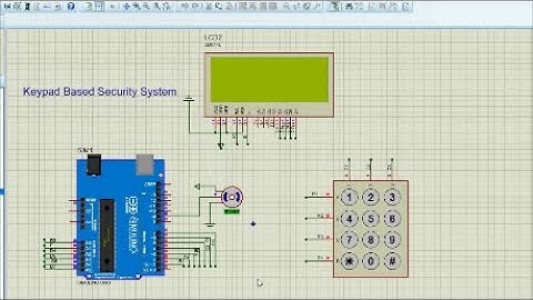 Keypad Based Security System |Arduino| Beginners Level