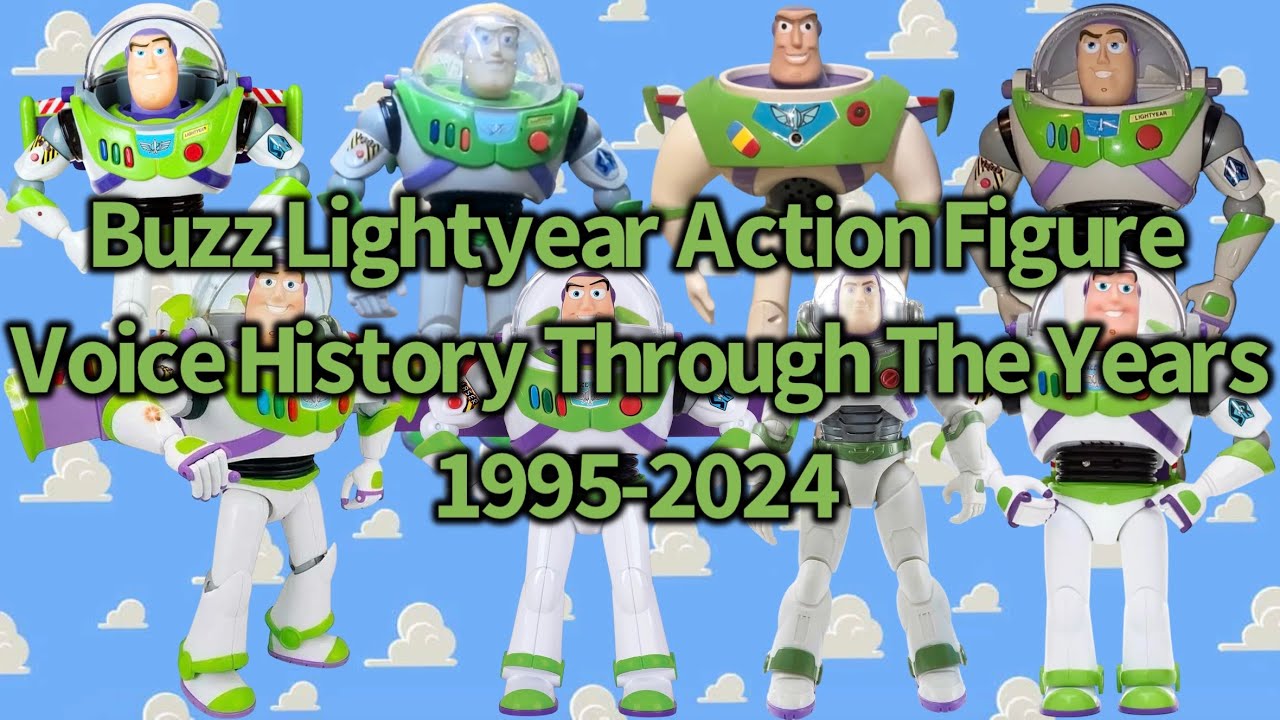 История озвучивания фигурок Базза Лайтера за годы 1995-2024