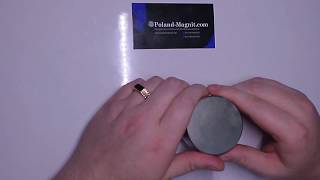 Польский Неодимовый магнит 55x25 Видео-обзор Интернет магазин Poland-magnit.com видео Интернет магазин Польских неодимовых