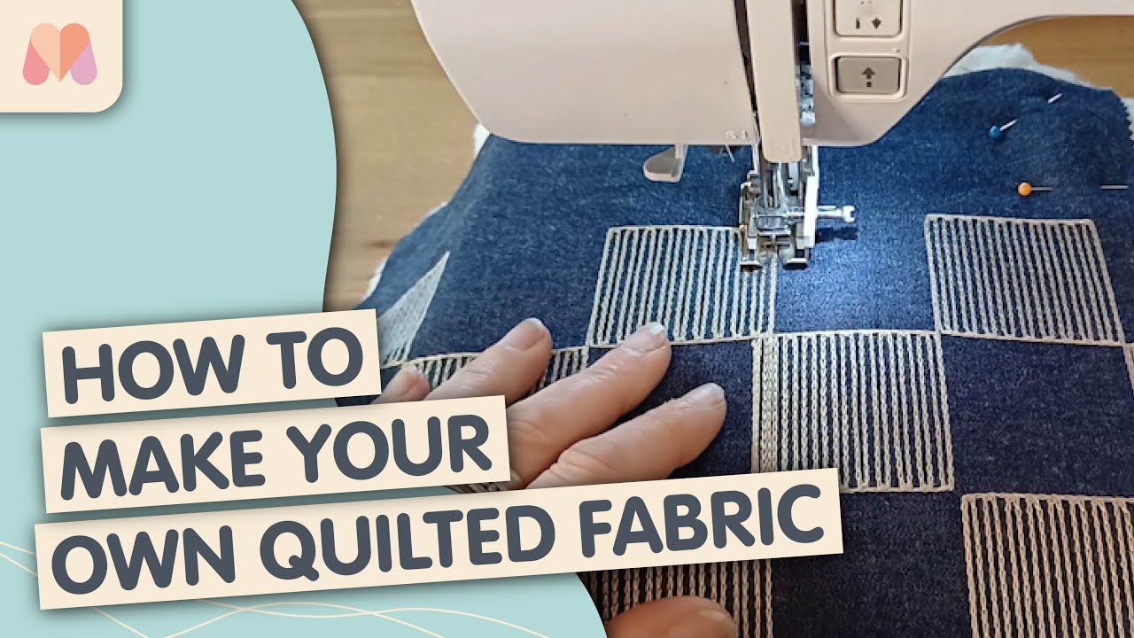 How to Make Your Own Quilted Fabric - YouTube