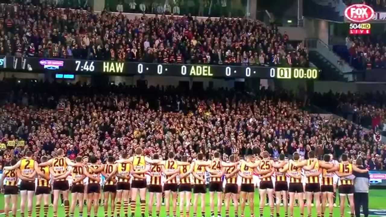 AFL Finals 2015 - Australian National Anthem (Hawthorn vs Adelaide Crows)