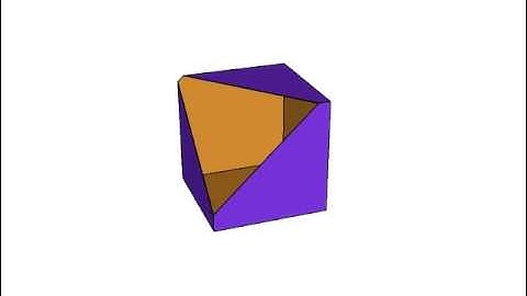 Cube Intersected by a Moving Plane (Google Sketchup Animation)