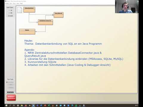 Anbindung von SQL an ein Java-Programm (NRW Zentralabiturklassen DatabaseConnector und QueryResult)