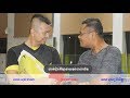 ហាត់លេងកីឡាវាយកូនបាល់លើតុរវាងលោក សុក ដាណា (Sok Dana) និងលោក ប៊ុន ពិសិដ្ឋ (Bun Piseth)