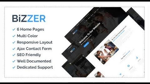 Bizzer - One Page Corporate and Business HTML5 Template | Themeforest Templates