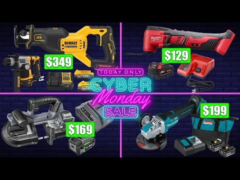 Best Cyber Monday Deals on FLEX, DeWALT, MAKITA and Milwaukee Tools!