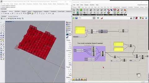 Grasshopper Rhino 3 Z heights shuffled randomly (jitter)