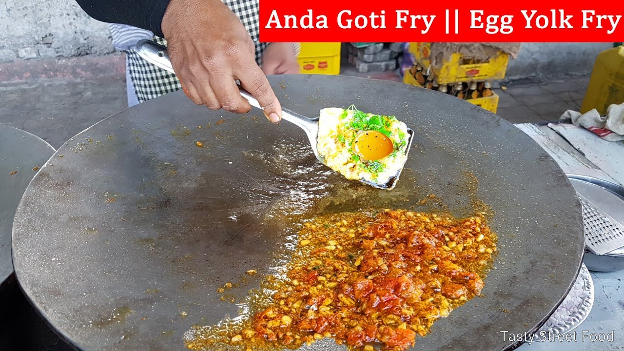 Surti half Fry Egg ||Anda Goti Fry || Butter Omelette Recipes || Indian Street Food | Tasty Street Food