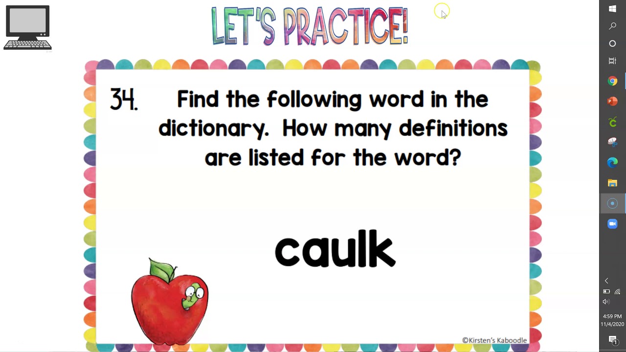 L5 Vocab Reference Material YouTube