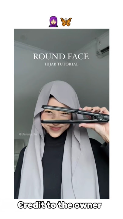 Tutorial Hijab Wajah Bulat #hijab #celanapendekislami #tutorial