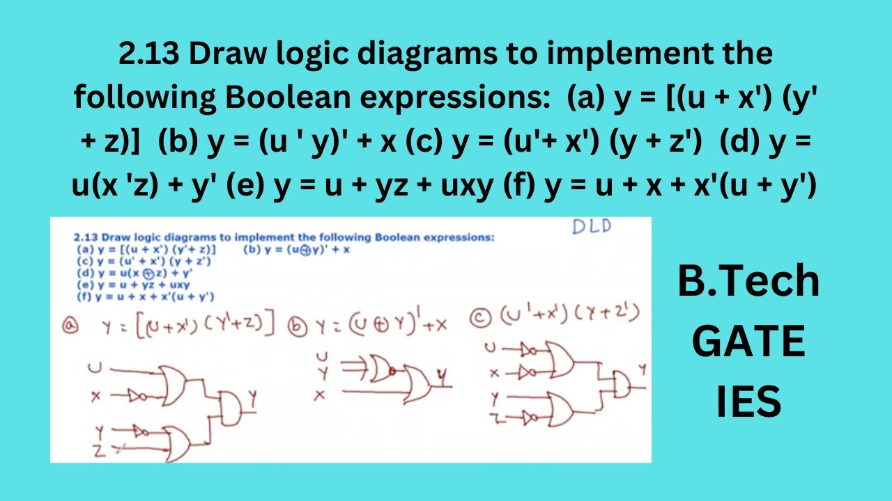 SOLVED: We have to design a boolean schematic for a garage door. Example  schematic:  For  each of the following outputs, design a boolean expression for the  schematic. â€¢ MOTOR UP (MUP)