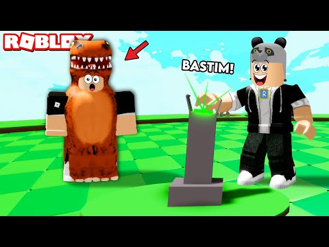 Tuşa Bastım ve Dinozora Dönüştü!! - Panda ile Roblox Don't Press The Button 4