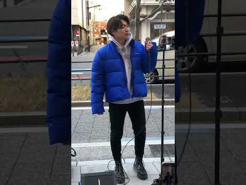 【三浦風雅】#三浦風雅全国路上ライブの旅   なんでもないよ cover 大阪難波路上ライブ