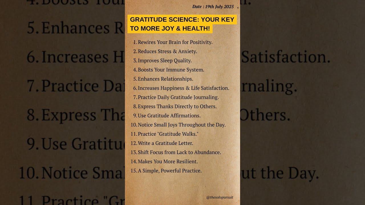 Unlock More Joy Health Abundance Discover The Powerful Science Of Gratitude