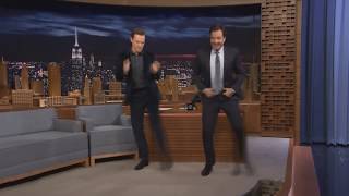 Benedict Cumberbatch and Jimmy Fallon funny dance meme