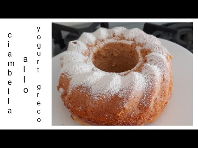 Ciambella Allo Yogurt Greco Sofficissima Youtube