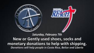 CU Athletics 6th Annual Shoe Drive