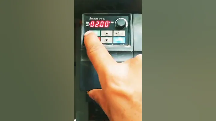 Delta vfd-el potentiometer parameter