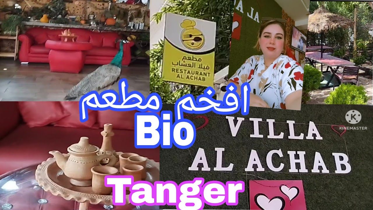 عراضة عند فيلا العشاب،من افخم المطاعم بطنجة،احسن مطعم ممكن تاكلوا فيه Bio،التبراع فالحوت،🤩👌