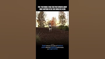 Tesla Introduced a  video of a new Robot walking on rough terrain