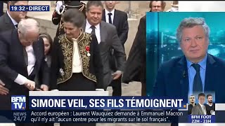 Simone Veil au Panthéon: "C'est une sorte de cadeau", estime son fils Jean Veil