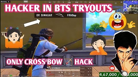 Hacker in BTS 😳 Tryouts 🤦🏻 only Cross 🏹 HACK 🤷🏻 #madan #madanop #bgmilive #bgmihacker #bgmi