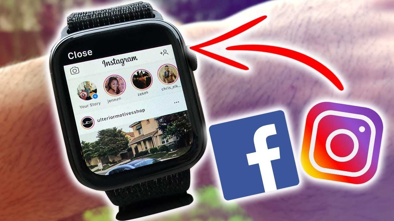 How To Have Instagram And Facebook On The Apple Watch Free Series 1 5 Youtube