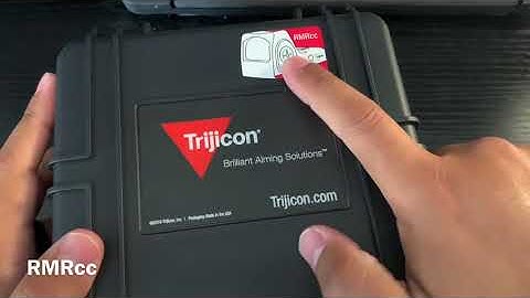 Trijicon RMRcc first look