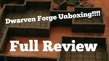 Dwarven Forge Terrain Product Review and Box Opening