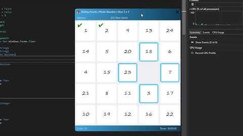 [VB.Net] - Demo Sliding Puzzle (n x n)