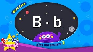 kids vocabulary compilation ver2 words cards starting with b b repeat after ting sound