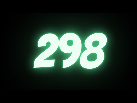 [04:58] 298 Seconds Countdown Timer with Beep Sound | 298s Alarm Timer Loud Noise When Ends Full HD