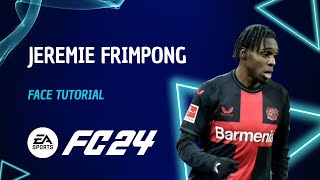 EA FC24 Player Creation Guide: JEREMIE FRIMPONG Lookalike Face Tutorial + Stats