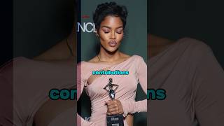 Teyana Taylor attended the Essence Black Women in Hollywood Awards in Stunning Amiri Gown.
