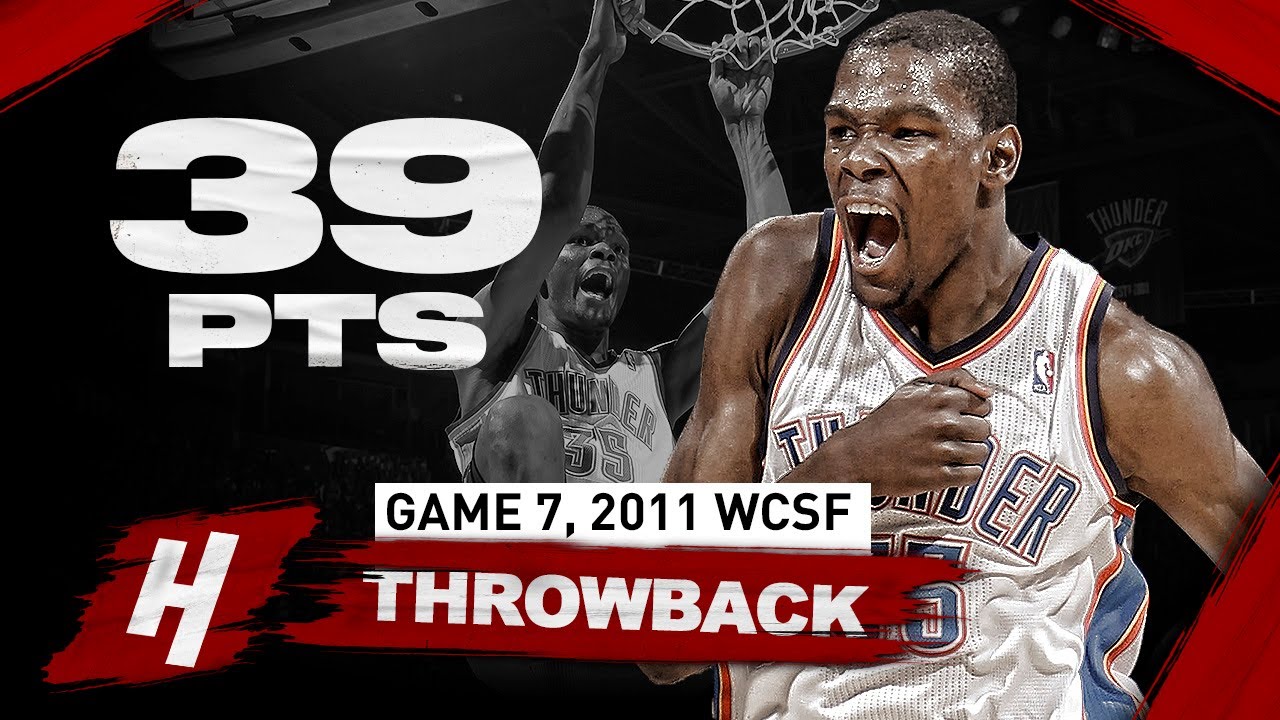 The Game YOUNG Kevin Durant TOOK OVER Game 7! SICK 39 ...