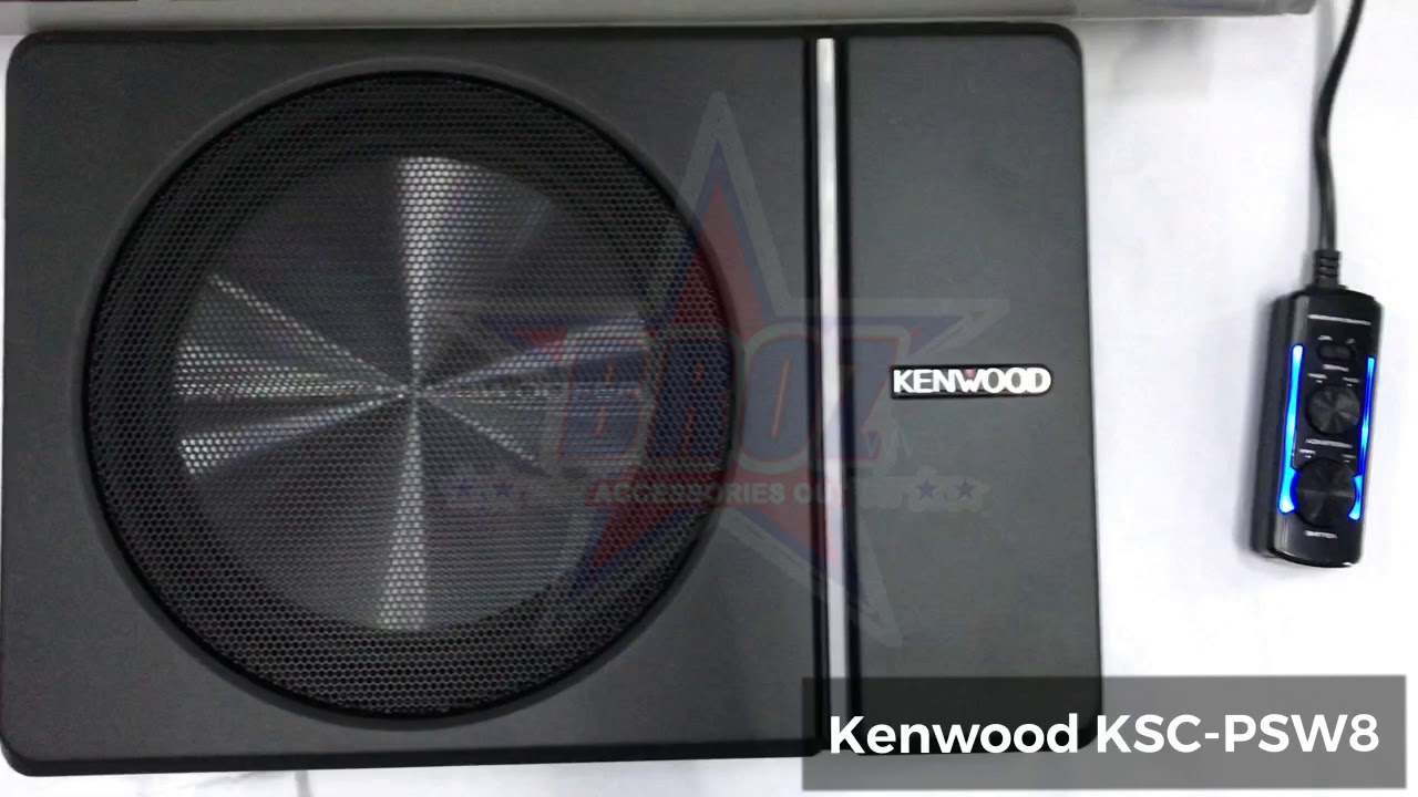 Broz Car Accessories Kenwood KSCPSW8 Compact Powered 8" Subwoofer
