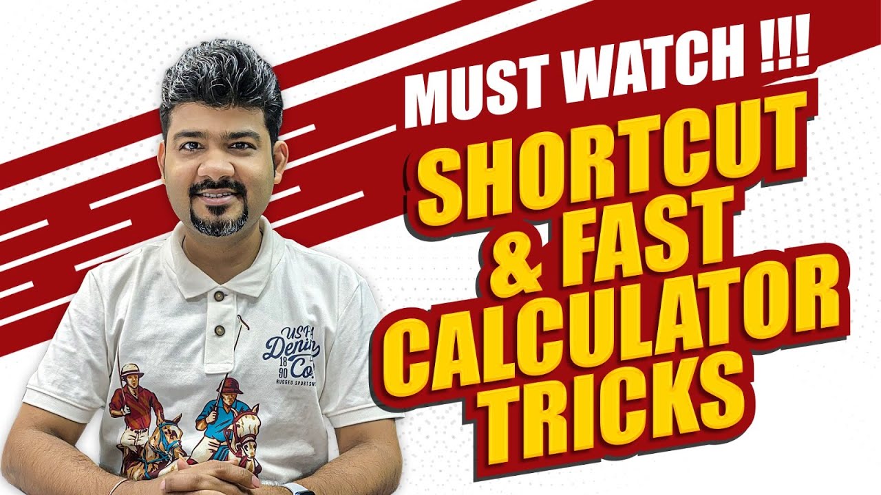 SHORTCUT CALCULATOR TRICKS FOR EXAMS by CA SANKALP KANSTIYA ..BIG