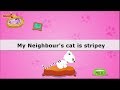 English rhyme  my neighbours cat