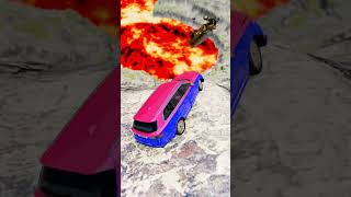 Cars vs Giant Lava Pit – BeamNG.drive #automobile #viral #beamng #shorts screenshot 2