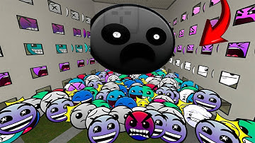 Lobotomy Nextbots  Geometry Dash Difficulty Faces  MCPE and Gmod Liminal hotel