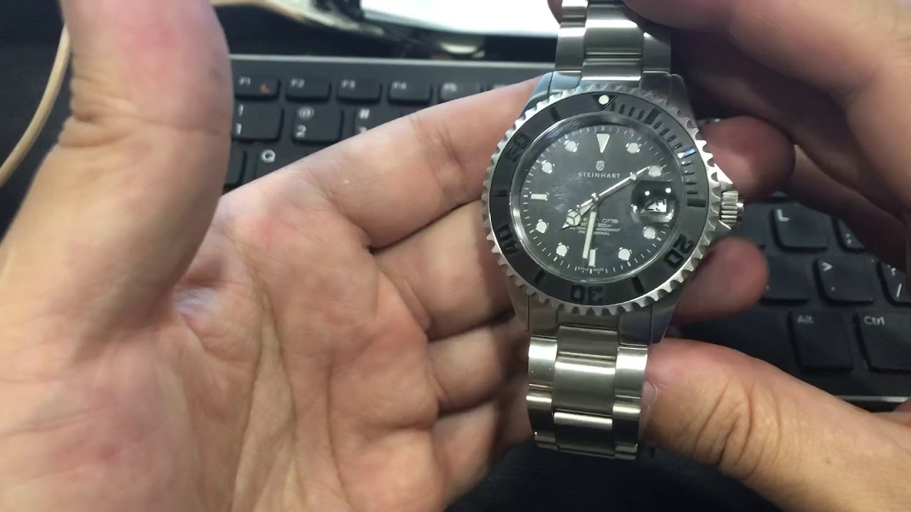 Short Review on the Steinhart Ocean One Black 3D Ceramic Bezel Gnomon  Exclusive by Watch Hobby