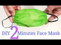 DIY Quick And Easy Face Mask|DIY Face Mask With Cloth Bag