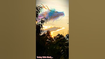 Xuất Hiện Mây Hình Rồng Ở Tiền Giang Việt Nam.                  #shorts