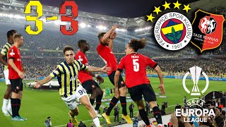 Fenerbahçe 3-3 Rennes | UEFA Avrupa Ligi Grup Maçı | Maçın Tribün Hikayesi | 4K